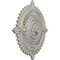 Ekena Millwork Haylynn Ceiling Medallion (Fits Canopies up to 1 1/4"), 29 1/8"OD x 1 1/4"ID x 4"P, Pot of Cream CM29HYPCF - alternate 3